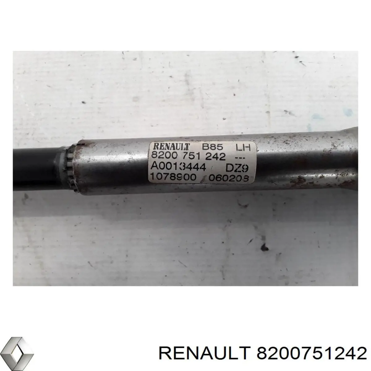 Кардан вала рульової колонки, нижній Renault (RVI) 8200751242