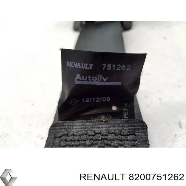 8200751262 Renault (RVI) Пасок безпеки задній лівий
