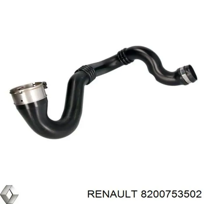 Шланг/патрубок інтеркулера, правий 8200753502 Renault (RVI)