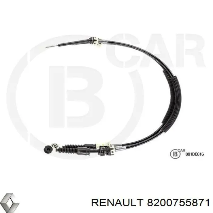 Купити 8200755871 Renault (RVI) Трос перемикання передач