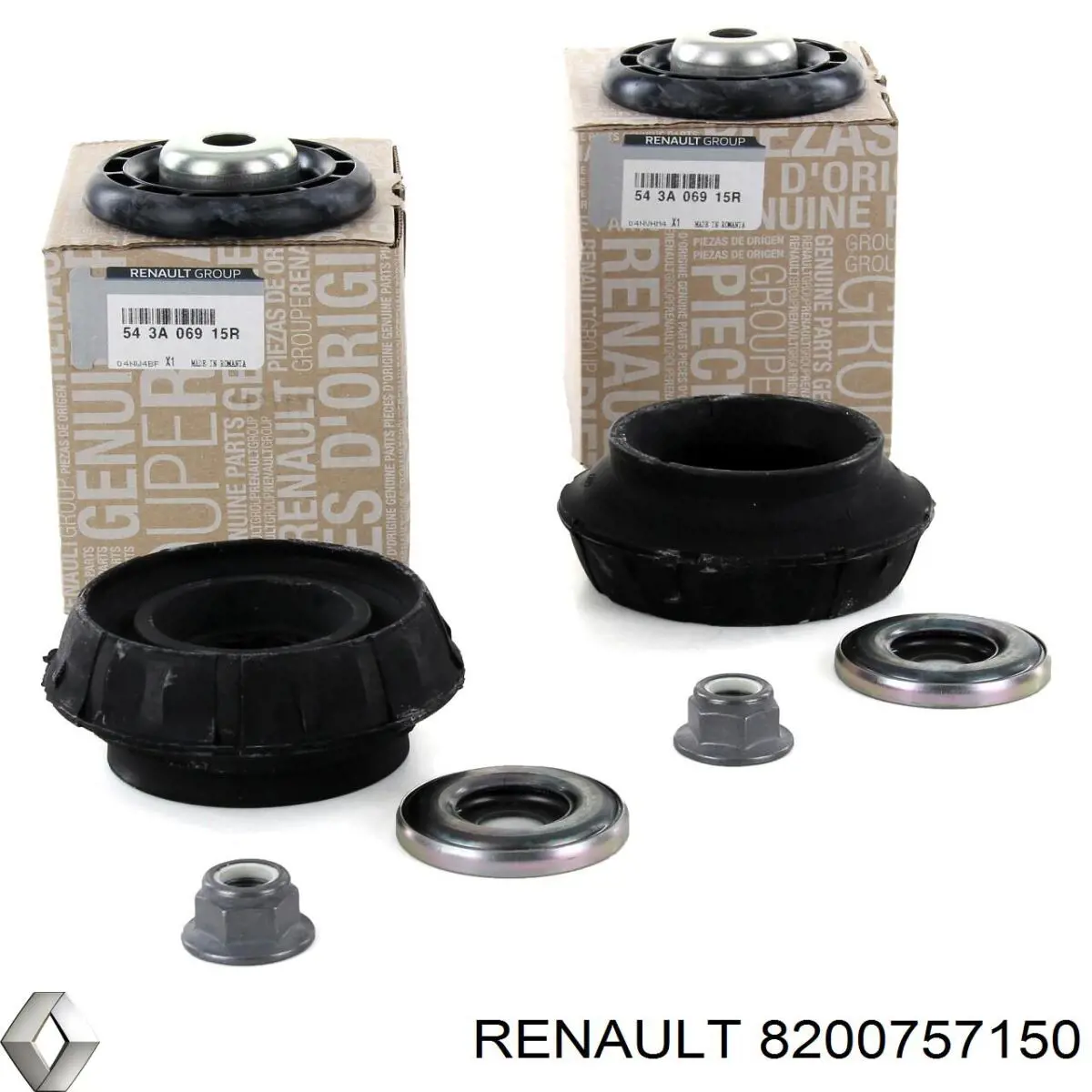 Опора амортизатора переднього 8200757150 Renault (RVI)