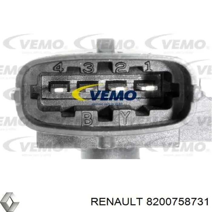 Купити 8200758731 Renault (RVI) Датчик абсолютного тиску
