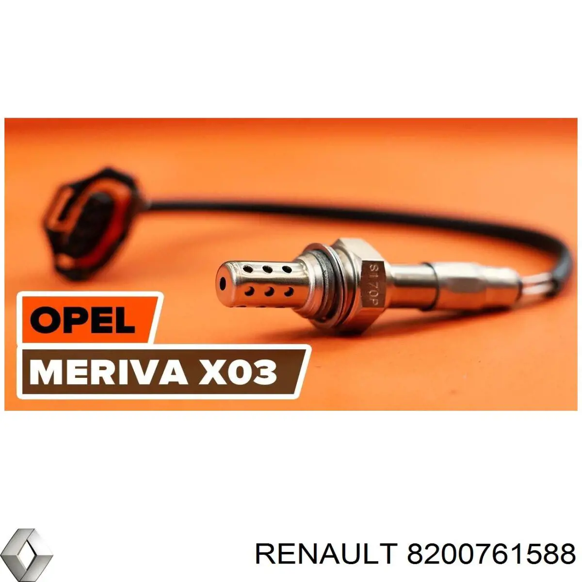 Купити 8200761588 Renault (RVI) Лямбда-зонд, датчик кисню після каталізатора