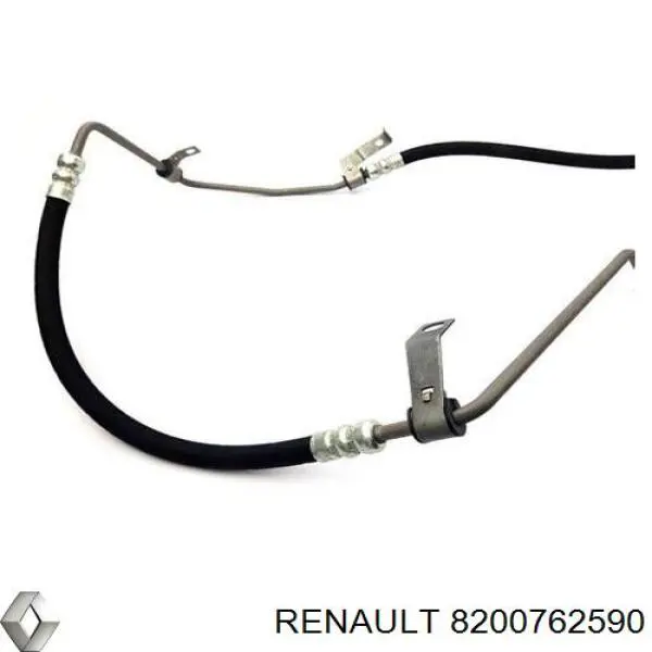 8200762590 Renault (RVI) шланг гпк, високого тиску гідропідсилювача керма (рейки)