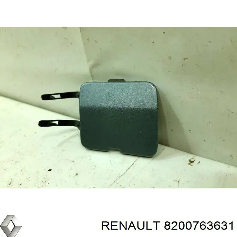 Заглушка бампера буксирувального гака, передня 8200763631 Renault (RVI)