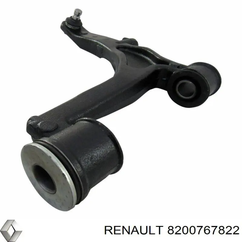 Важіль передньої підвіски нижній, лівий 8200767822 Renault (RVI)