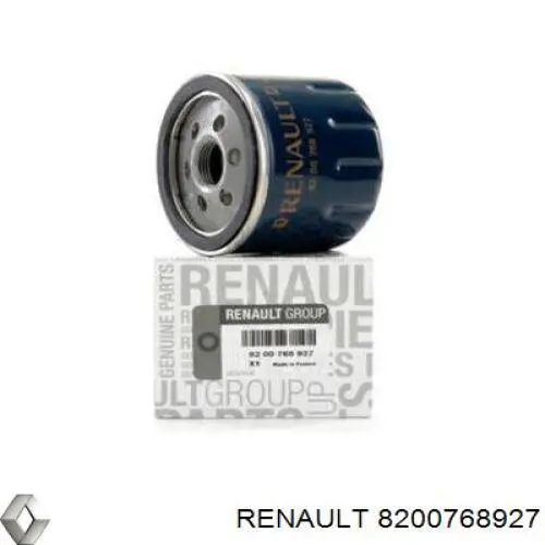 Масляний фільтр двигуна Renault (RVI) 8200768927 ціна, від 7.29 USD