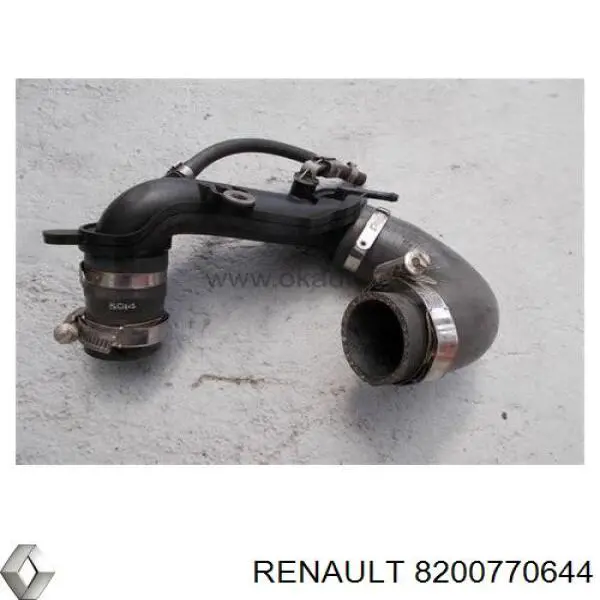 Купити 8200770644 Renault (RVI) Патрубок повітряний, вихід з турбіни (наддув)