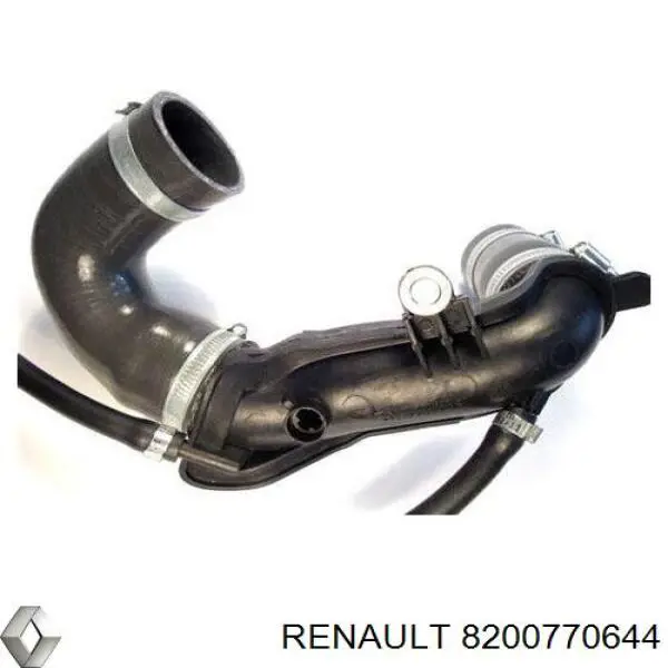 Патрубок повітряний, вихід з турбіни (наддув) Renault (RVI) 8200770644