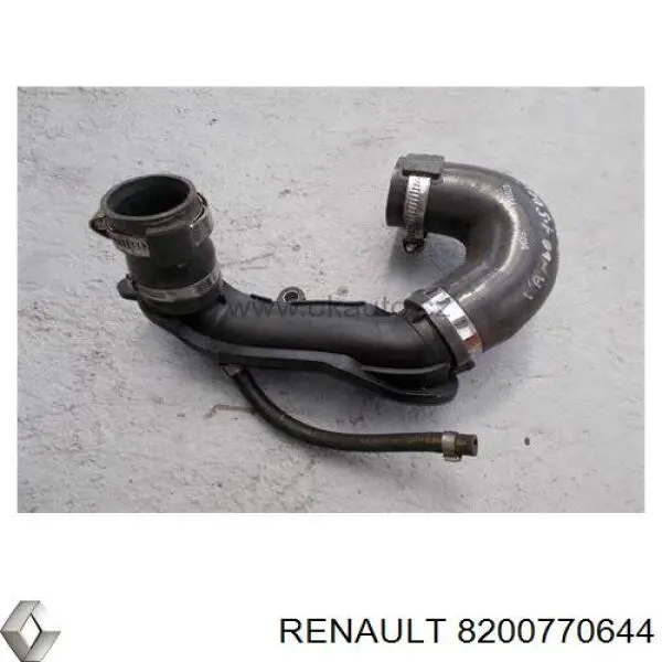 Патрубок повітряний, вихід з турбіни (наддув) Renault (RVI) 8200770644 ціна, від 22.69 USD
