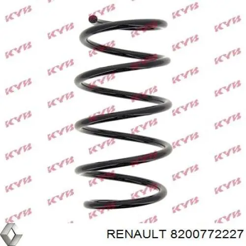 Пружина передня Renault (RVI) 8200772227 ціна, від 37.61 USD