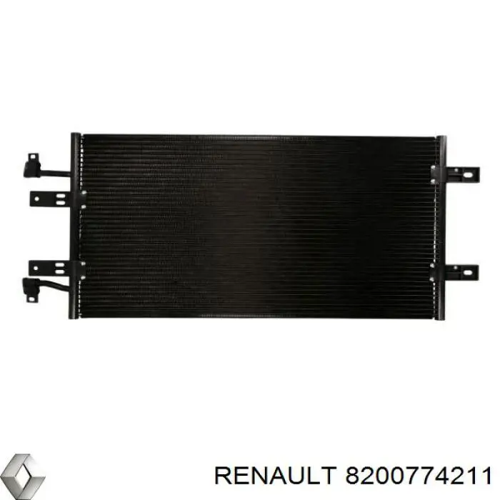 Радіатор кондиціонера 8200774211 Renault (RVI)