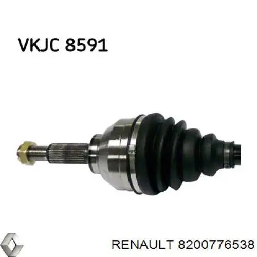 Renault (RVI) 8200776538 ціна, від 25.34 USD