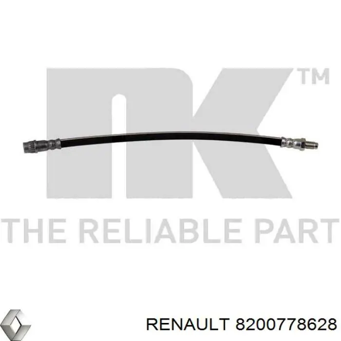 8200778628 Renault (RVI) шланг гальмівний передній