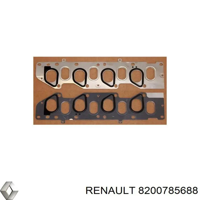 Прокладка, впускний/випускний колектор, поєднана Renault Laguna 2 (KG0) (Рено Лагуна)