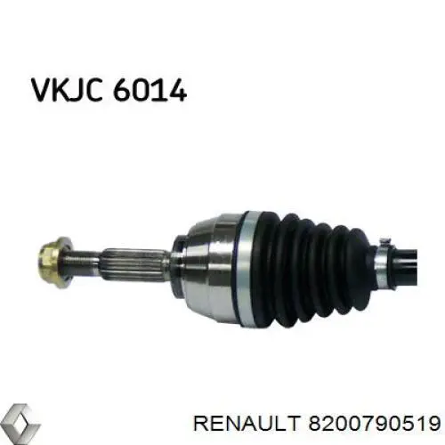 Купити 8200790519 Renault (RVI) Піввісь права