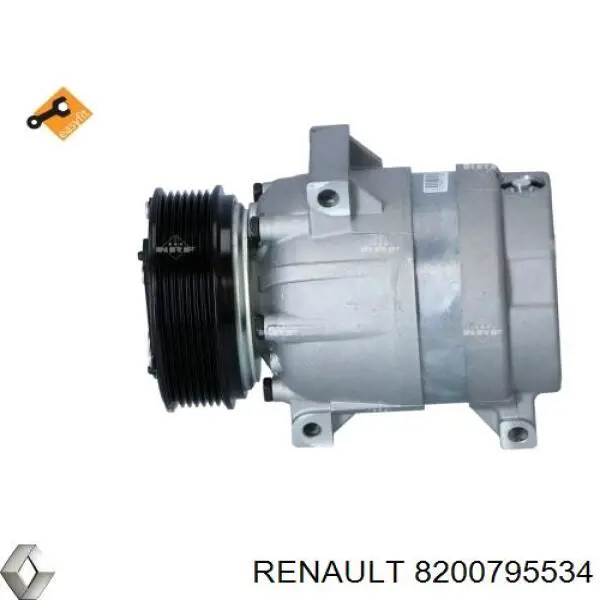 8200795534 Renault (RVI) компресор кондиціонера