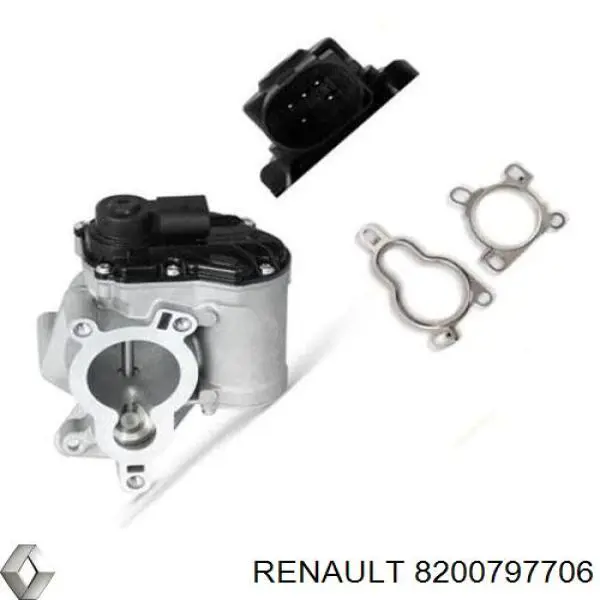 8200797706 Renault (RVI) клапан egr, рециркуляції газів
