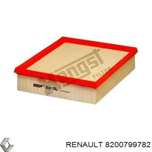 Елемент повітряного фільтра Renault (RVI) 8200799782 ціна, від 5.95 USD