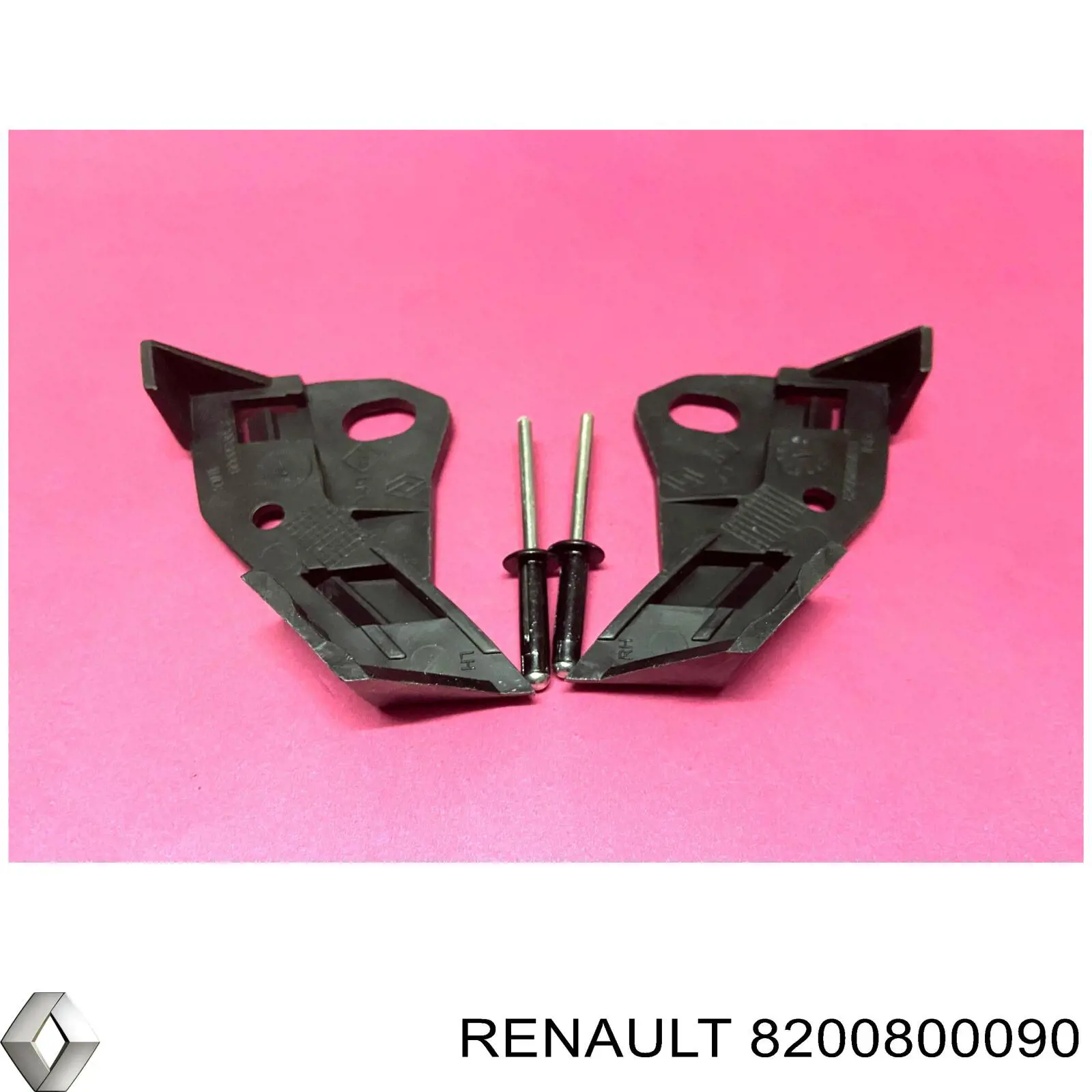 8200800090 Renault (RVI) Лівий кронштейн переднього бампера