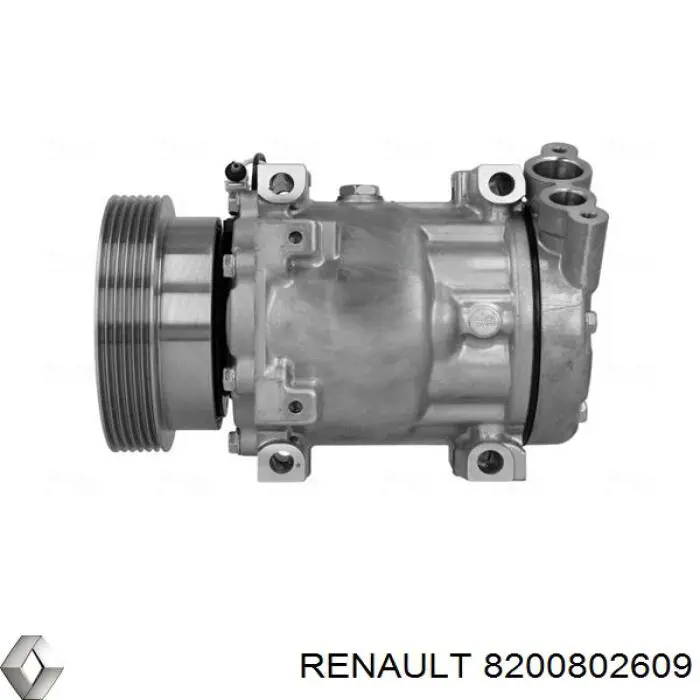 Компресор системи кондиціювання Renault (RVI) 8200802609 ціна, від 115.42 USD