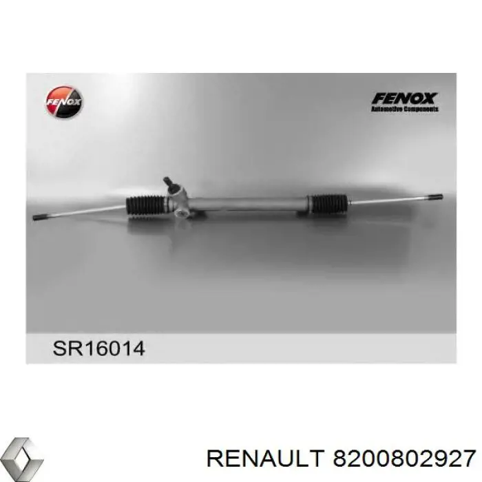 8200802927 Renault (RVI) рейка рульова