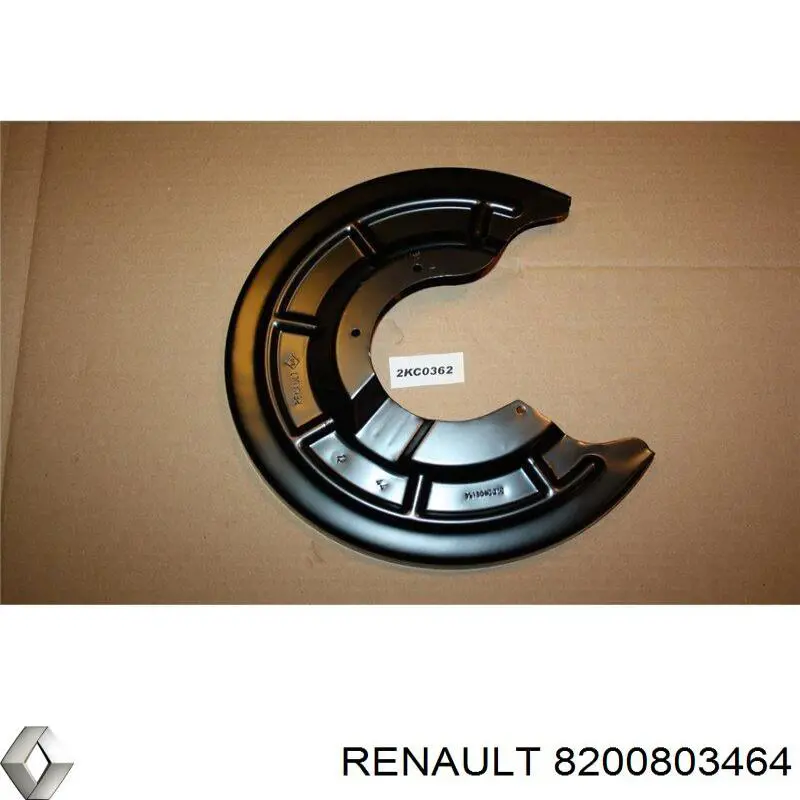 Купити 8200803464 Renault (RVI) Захист гальмівного диска заднього, лівого
