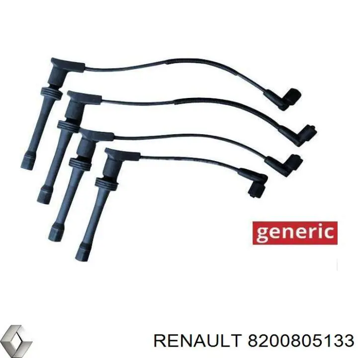 Дроти запалювання Renault (RVI) 8200805133 ціна, від 25.02 USD