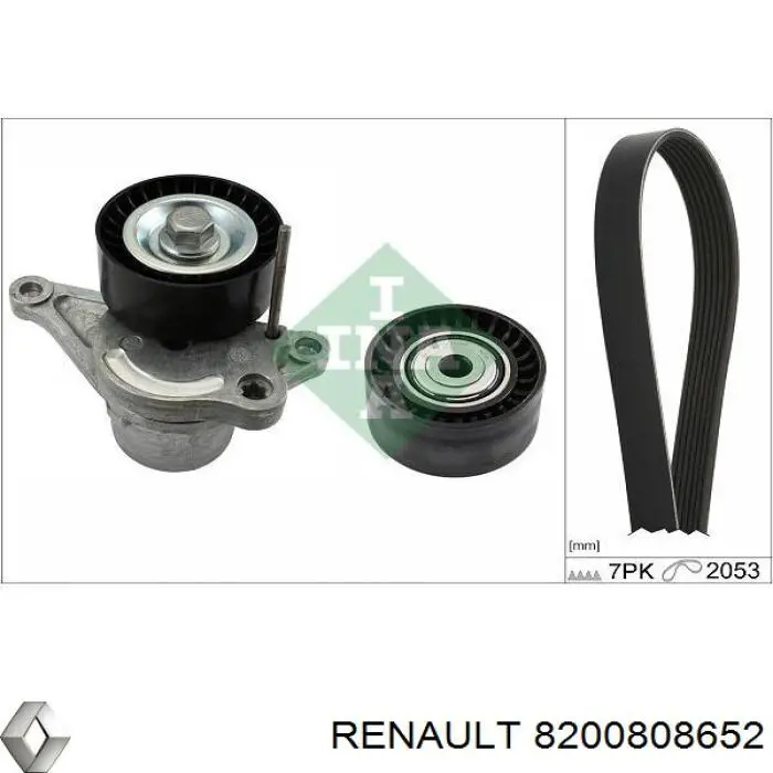 8200808652 Renault (RVI) Ремень генератора