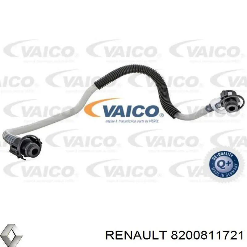 Купити 8200811721 Renault (RVI) Трубка паливна, від фільтра до насосу