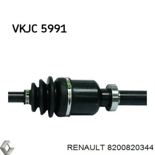 8200820344 Renault (RVI) Привід передній правий
