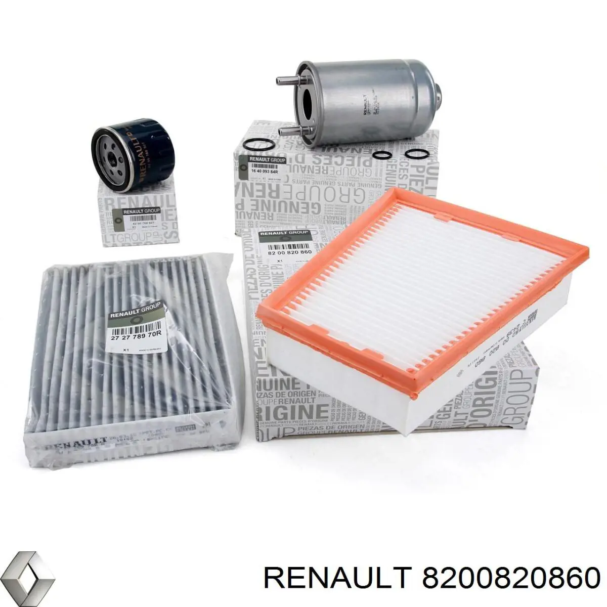 8200820860 Renault (RVI) фільтр повітряний