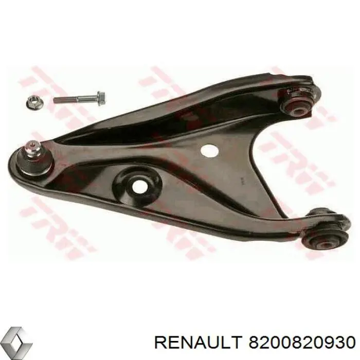 Купити 8200820930 Renault (RVI) Лівий важіль передній нижній підвіски