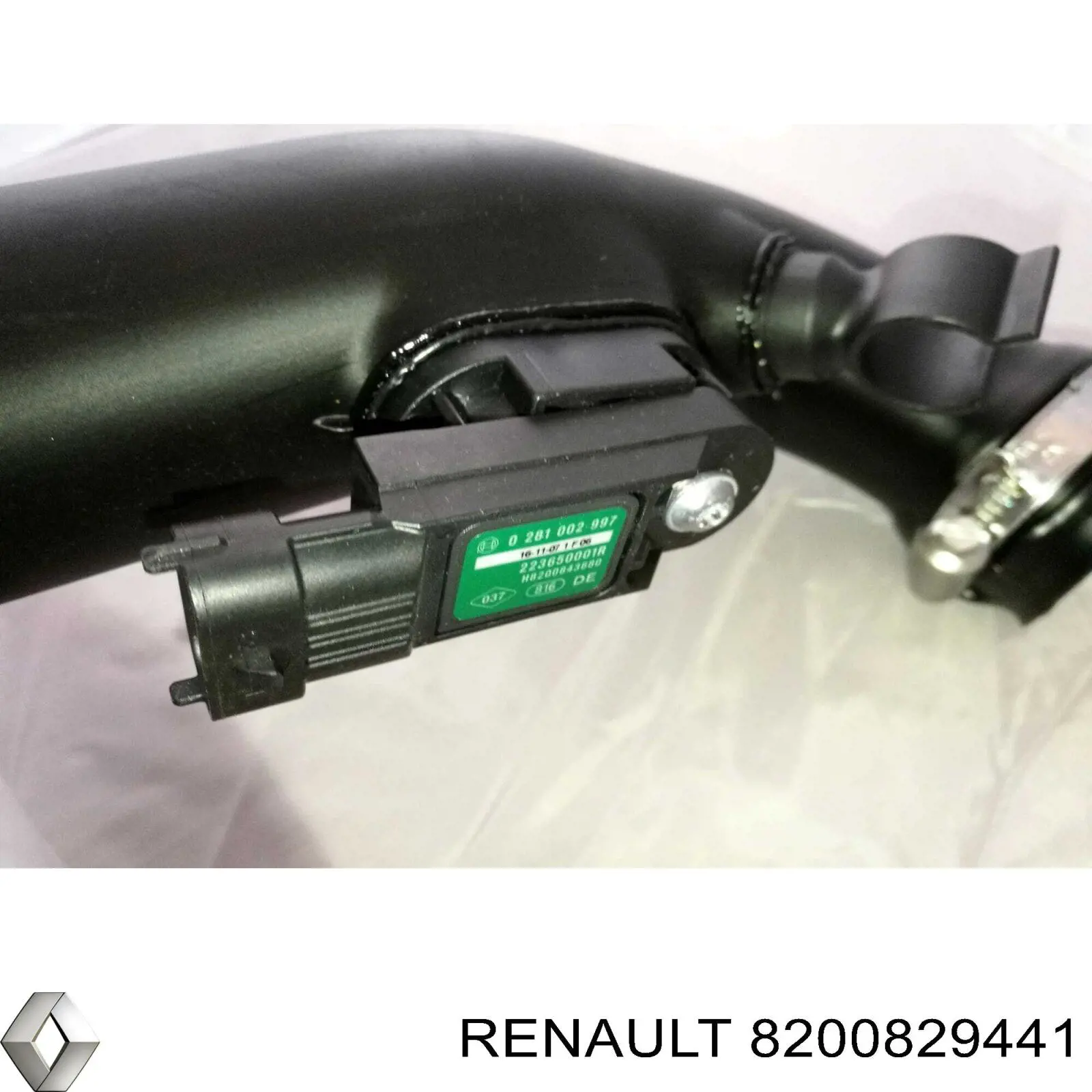 8200829441 Renault (RVI) шланг/патрубок інтеркулера, лівий