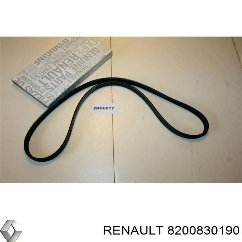 8200830190 Renault (RVI) ремінь приводний, агрегатів