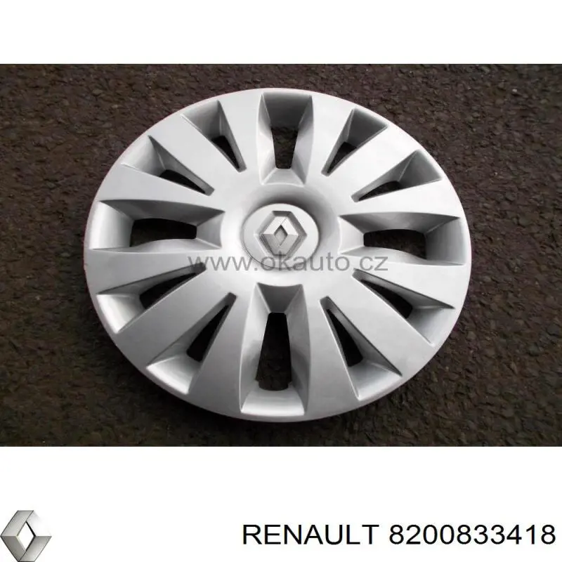 Ковпаки на диски Renault (RVI) 8200833418 ціна, від 32.77 USD