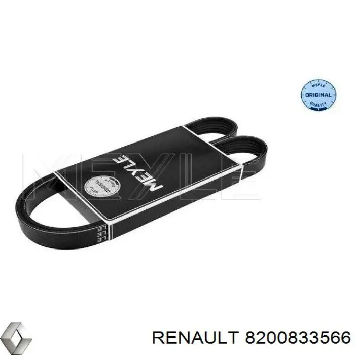 8200833566 Renault (RVI) ремінь приводний, агрегатів