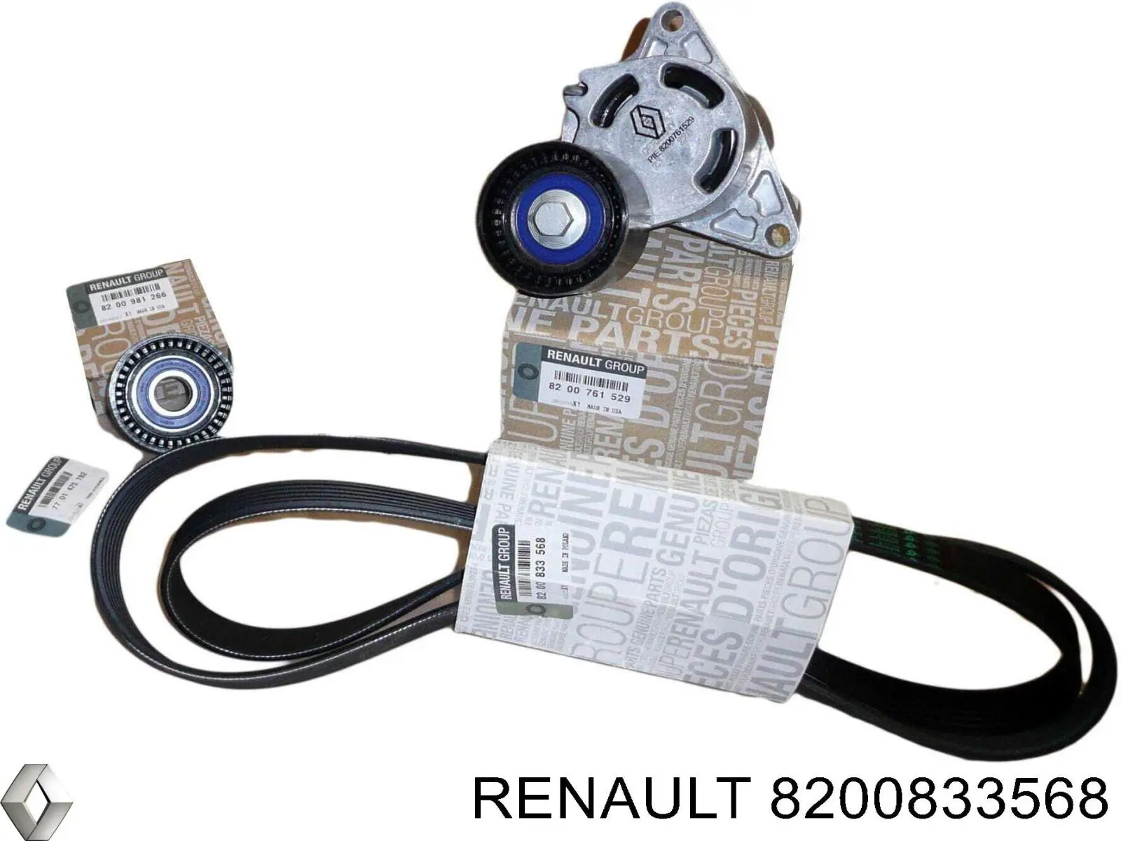 Клиновий ремінь Renault (RVI) 8200833568 ціна, від 17.05 USD