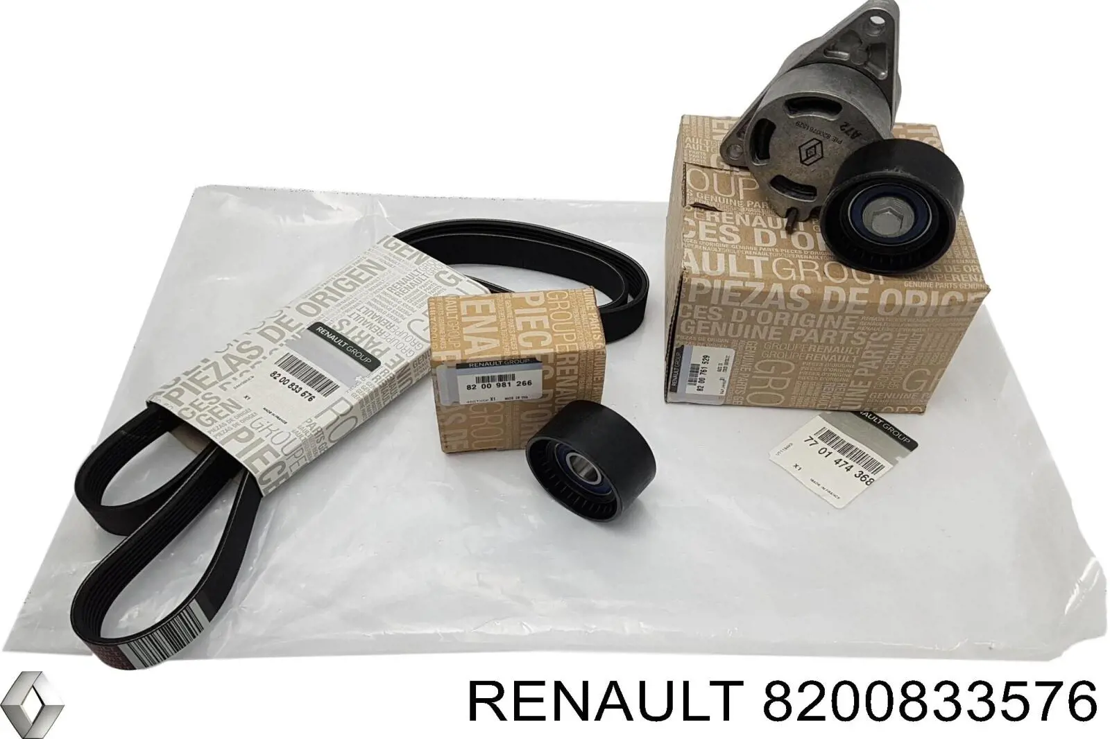 Купити 8200833576 Renault (RVI) Ремінь генератора