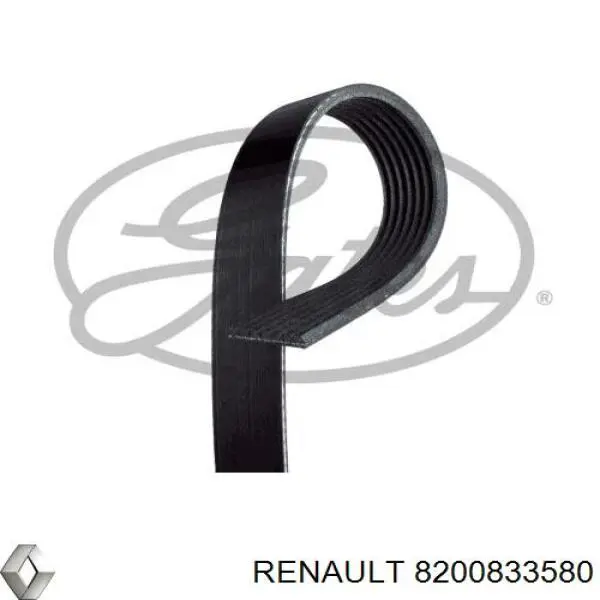 Клиновий ремінь Renault (RVI) 8200833580 ціна, від 13.98 USD