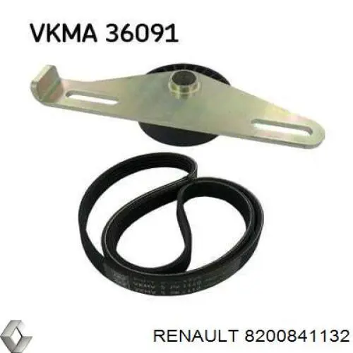 8200841132 Renault (RVI) Поліклиновий ремінь