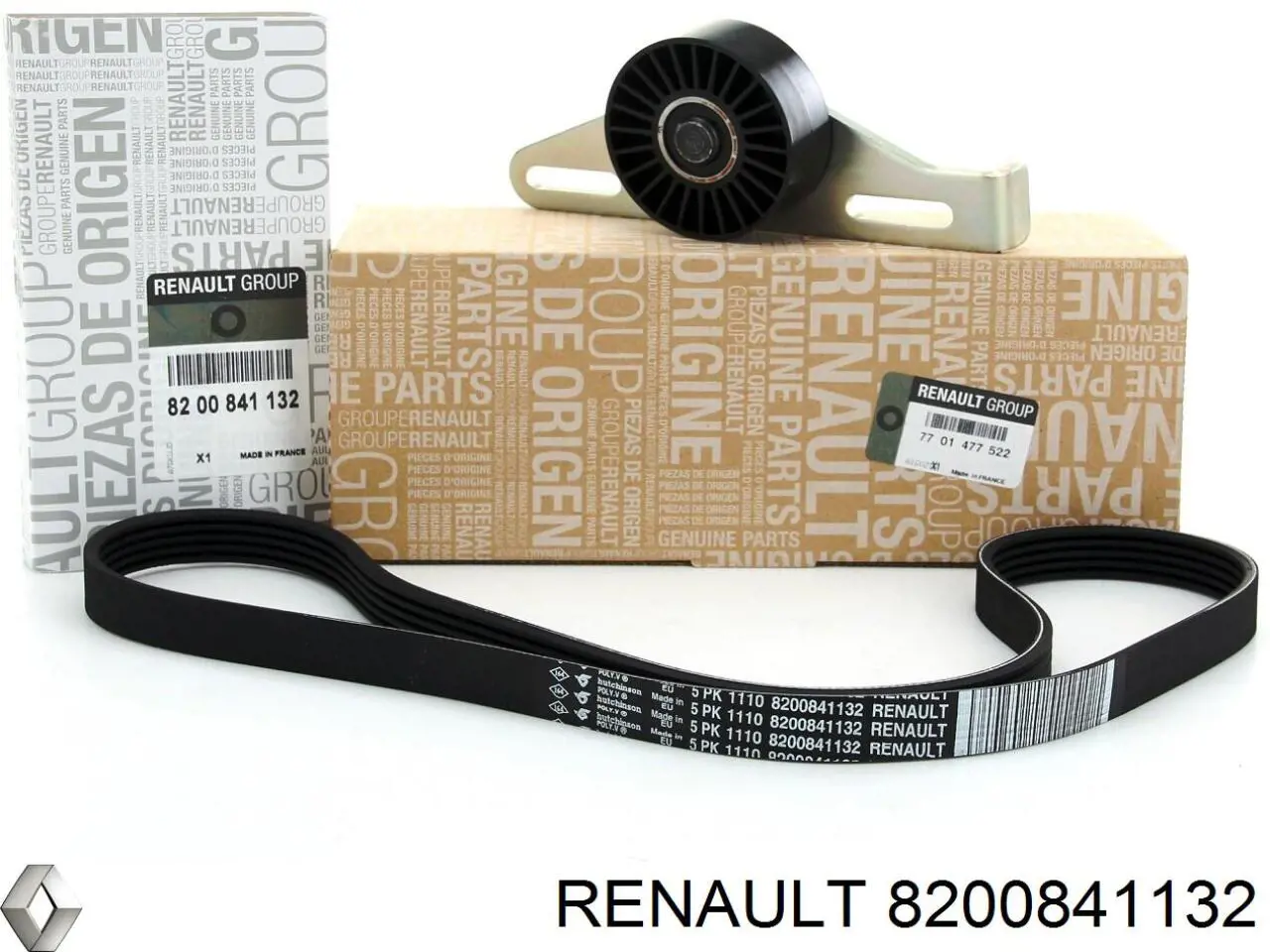 Ремінь генератора 8200841132 Renault (RVI)