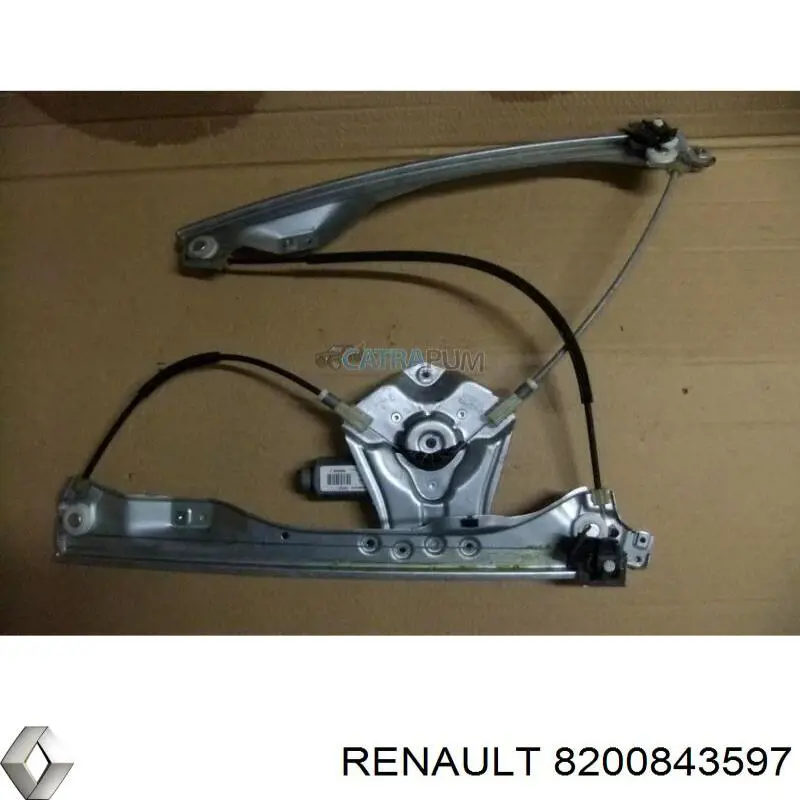 Купити 8200843597 Renault (RVI) Механізм склопідіймача двері передньої, правої