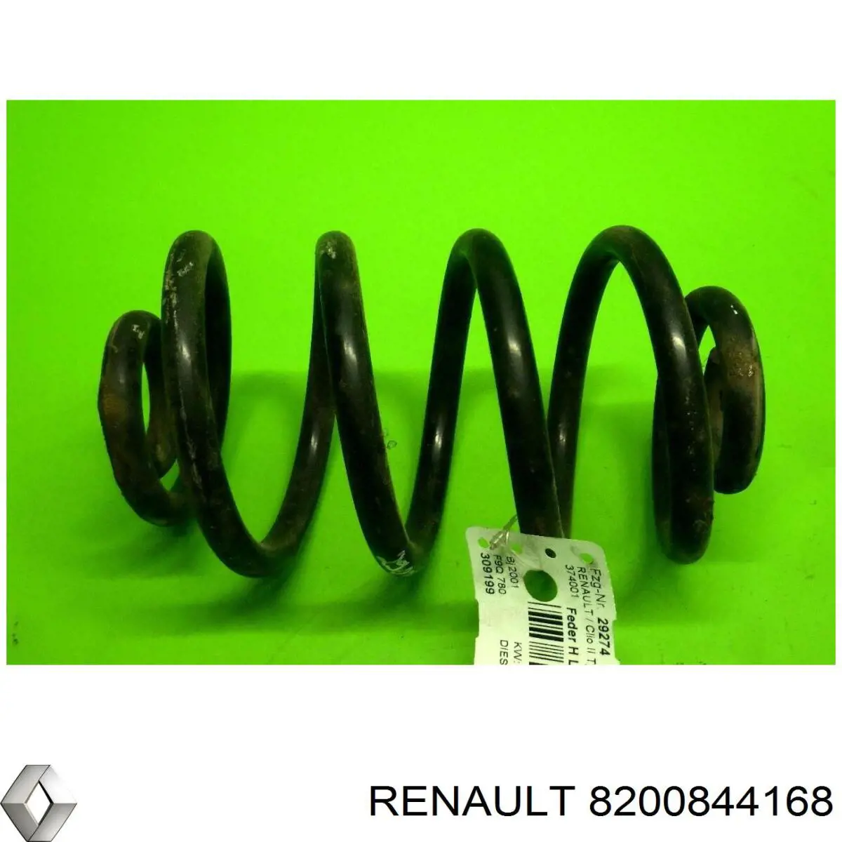 8200844168 Renault (RVI) пружина задня