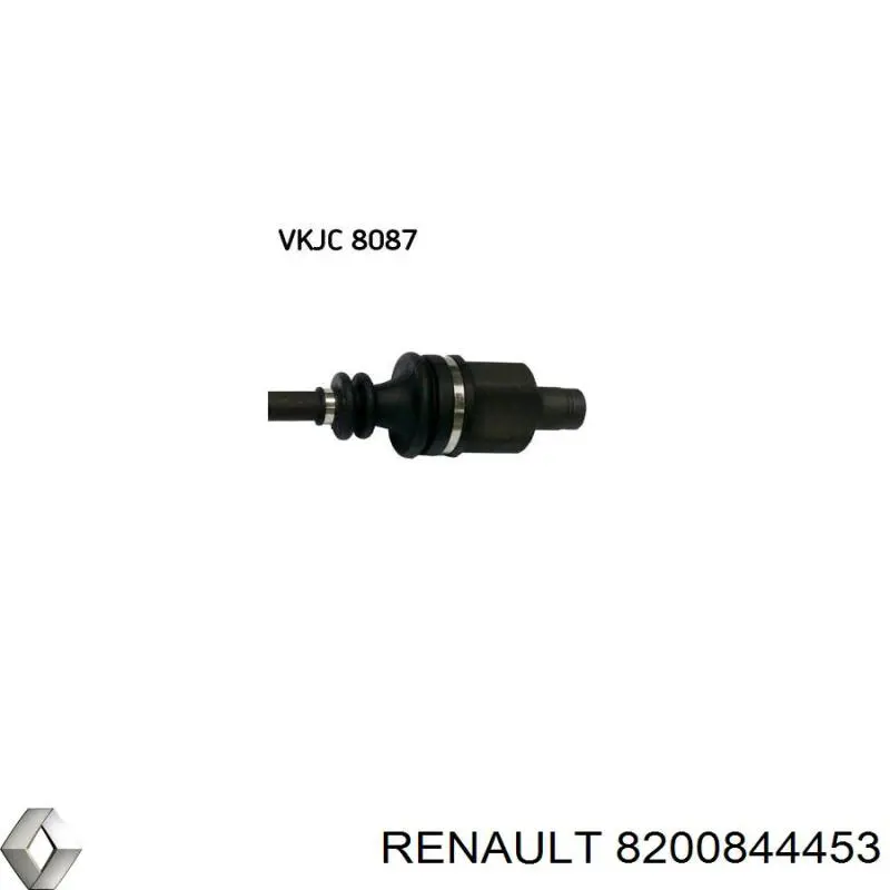Піввісь передня, права Renault (RVI) 8200844453 ціна, від 74.00 USD