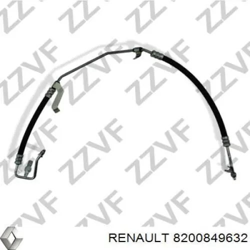 Патрубок високого тиску гідропідсилювача Renault (RVI) 8200849632 ціна, від 219.55 USD