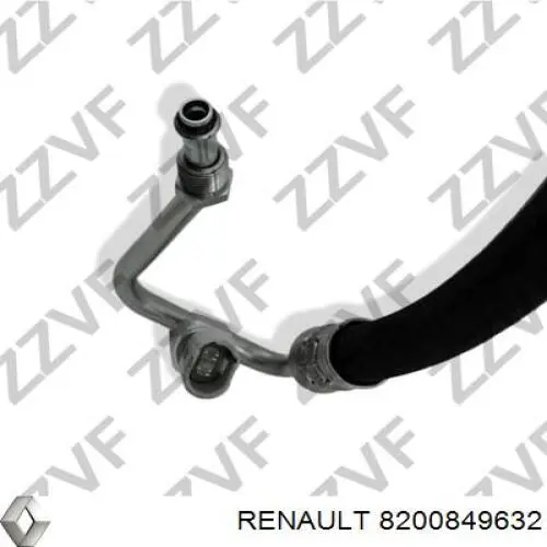 8200849632 Renault (RVI) шланг гпк, високого тиску гідропідсилювача керма (рейки)