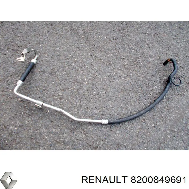 Шланг ГПК, низького тиску, від рейки/механізму до бачка Renault (RVI) 8200849691 ціна, від 25.35 USD