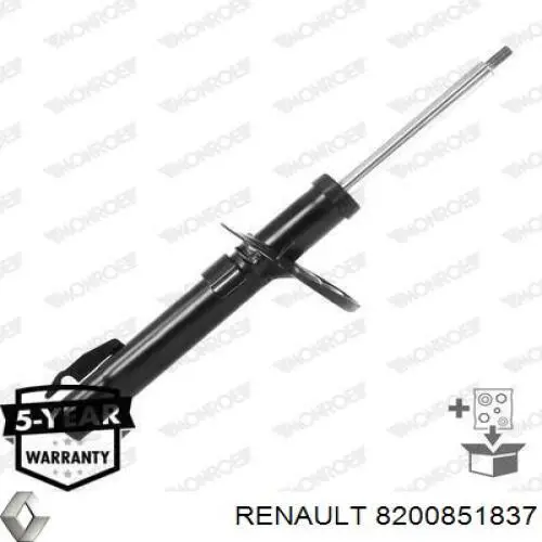 8200851837 Renault (RVI) амортизатор передній