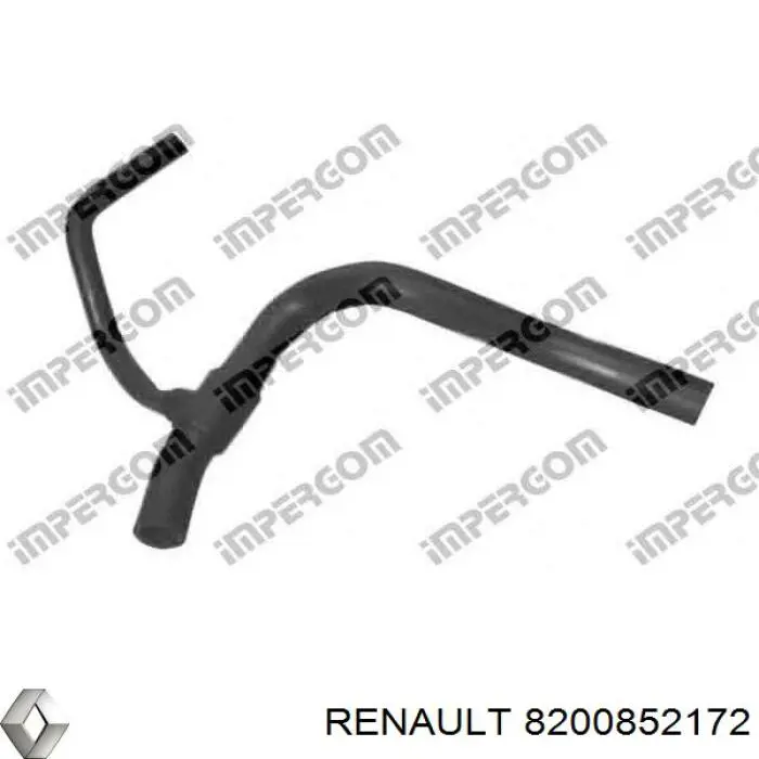 Купити 8200852172 Renault (RVI) Шланг/патрубок радіатора охолодження, нижній